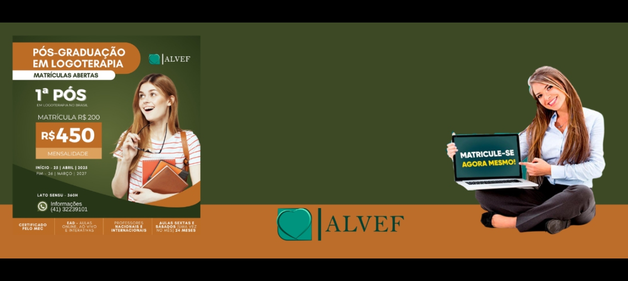 Pós Graduação em Logoterapia e Análise Existencial – Alvef 2025 – Matrícula